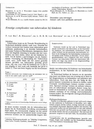 Eerste pagina van het artikel zoals het is gepubliceerd in het tijdschrift