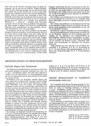 Eerste pagina van het artikel zoals het is gepubliceerd in het tijdschrift