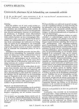 Eerste pagina van het artikel zoals het is gepubliceerd in het tijdschrift