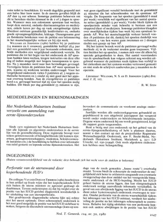 Eerste pagina van het artikel zoals het is gepubliceerd in het tijdschrift
