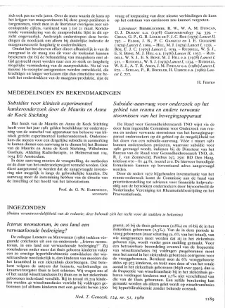 Eerste pagina van het artikel zoals het is gepubliceerd in het tijdschrift