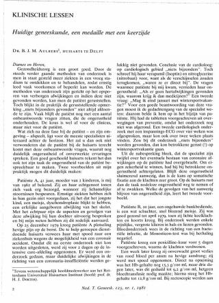 Eerste pagina van het artikel zoals het is gepubliceerd in het tijdschrift