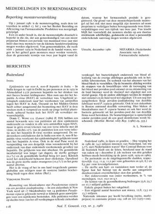 Eerste pagina van het artikel zoals het is gepubliceerd in het tijdschrift