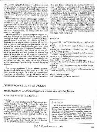 Eerste pagina van het artikel zoals het is gepubliceerd in het tijdschrift