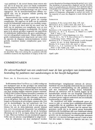 Eerste pagina van het artikel zoals het is gepubliceerd in het tijdschrift