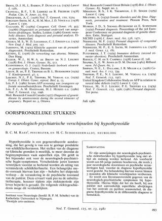 Eerste pagina van het artikel zoals het is gepubliceerd in het tijdschrift