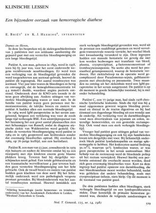 Eerste pagina van het artikel zoals het is gepubliceerd in het tijdschrift