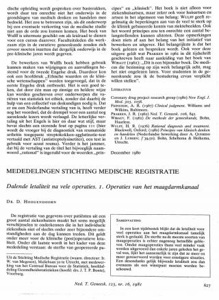 Eerste pagina van het artikel zoals het is gepubliceerd in het tijdschrift