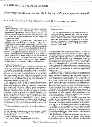 Eerste pagina van het artikel zoals het is gepubliceerd in het tijdschrift