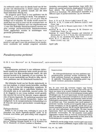 Eerste pagina van het artikel zoals het is gepubliceerd in het tijdschrift