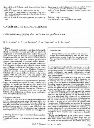 Eerste pagina van het artikel zoals het is gepubliceerd in het tijdschrift