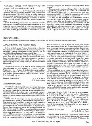 Eerste pagina van het artikel zoals het is gepubliceerd in het tijdschrift