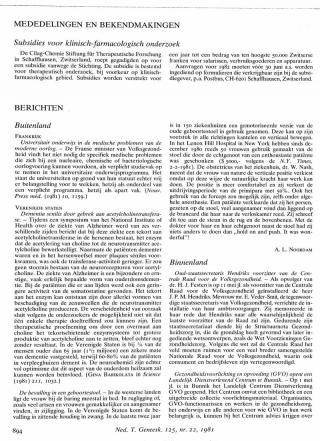 Eerste pagina van het artikel zoals het is gepubliceerd in het tijdschrift