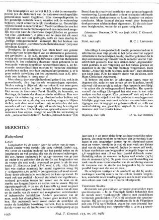 Eerste pagina van het artikel zoals het is gepubliceerd in het tijdschrift