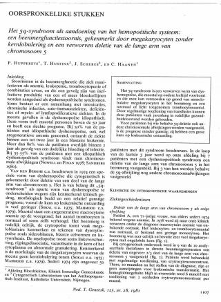 Eerste pagina van het artikel zoals het is gepubliceerd in het tijdschrift