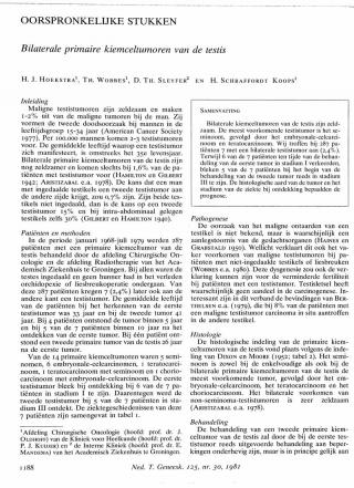 Eerste pagina van het artikel zoals het is gepubliceerd in het tijdschrift