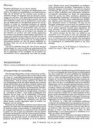 Eerste pagina van het artikel zoals het is gepubliceerd in het tijdschrift