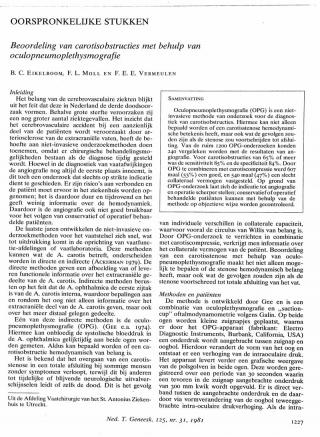 Eerste pagina van het artikel zoals het is gepubliceerd in het tijdschrift