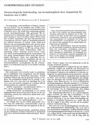 Eerste pagina van het artikel zoals het is gepubliceerd in het tijdschrift