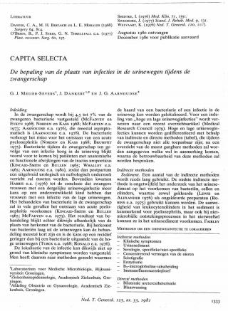 Eerste pagina van het artikel zoals het is gepubliceerd in het tijdschrift