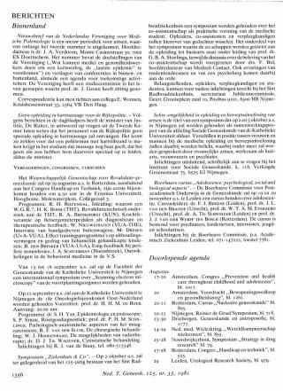 Eerste pagina van het artikel zoals het is gepubliceerd in het tijdschrift