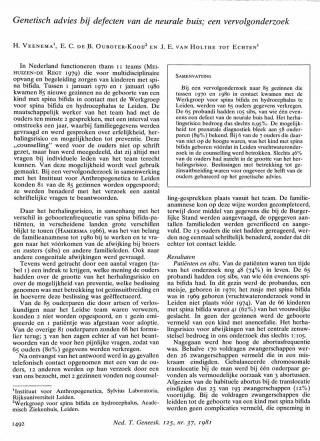 Eerste pagina van het artikel zoals het is gepubliceerd in het tijdschrift