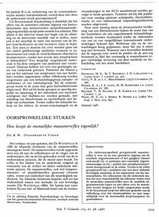 Eerste pagina van het artikel zoals het is gepubliceerd in het tijdschrift