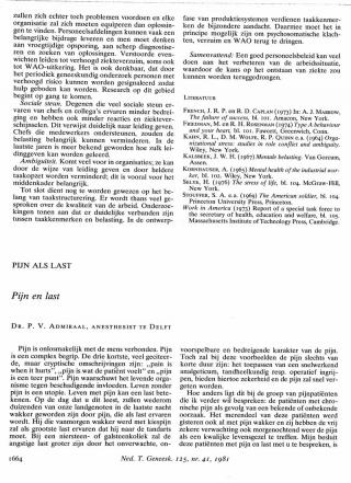 Eerste pagina van het artikel zoals het is gepubliceerd in het tijdschrift