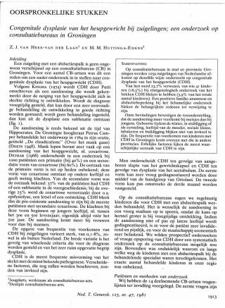 Eerste pagina van het artikel zoals het is gepubliceerd in het tijdschrift