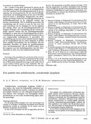 Eerste pagina van het artikel zoals het is gepubliceerd in het tijdschrift