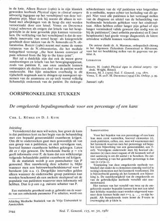 Eerste pagina van het artikel zoals het is gepubliceerd in het tijdschrift