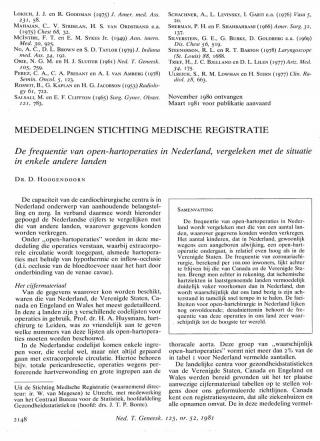 Eerste pagina van het artikel zoals het is gepubliceerd in het tijdschrift