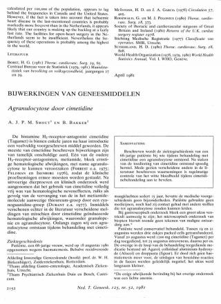 Eerste pagina van het artikel zoals het is gepubliceerd in het tijdschrift