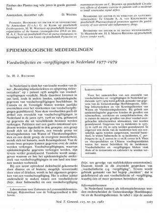 Eerste pagina van het artikel zoals het is gepubliceerd in het tijdschrift