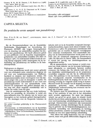 Eerste pagina van het artikel zoals het is gepubliceerd in het tijdschrift