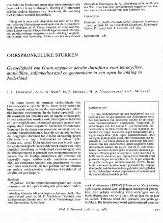 Eerste pagina van het artikel zoals het is gepubliceerd in het tijdschrift