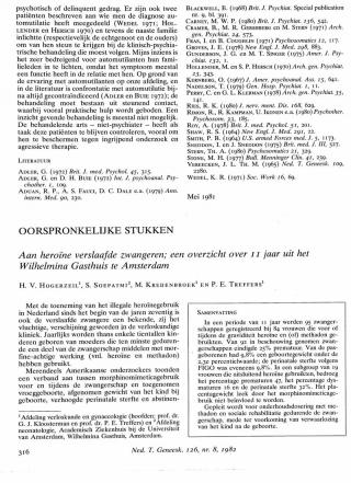 Eerste pagina van het artikel zoals het is gepubliceerd in het tijdschrift