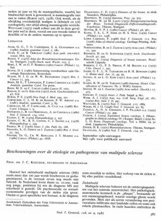 Eerste pagina van het artikel zoals het is gepubliceerd in het tijdschrift