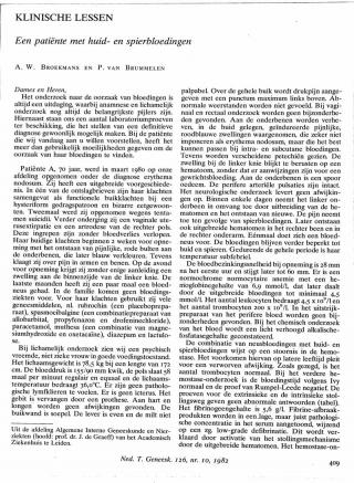 Eerste pagina van het artikel zoals het is gepubliceerd in het tijdschrift