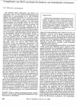 Eerste pagina van het artikel zoals het is gepubliceerd in het tijdschrift