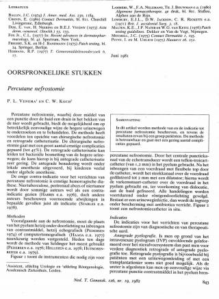 Eerste pagina van het artikel zoals het is gepubliceerd in het tijdschrift