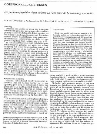 Eerste pagina van het artikel zoals het is gepubliceerd in het tijdschrift