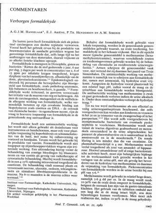 Eerste pagina van het artikel zoals het is gepubliceerd in het tijdschrift