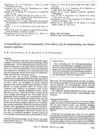 Eerste pagina van het artikel zoals het is gepubliceerd in het tijdschrift