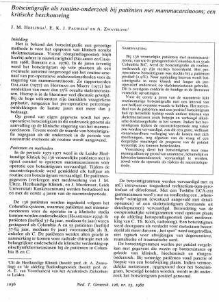 Eerste pagina van het artikel zoals het is gepubliceerd in het tijdschrift