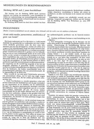 Eerste pagina van het artikel zoals het is gepubliceerd in het tijdschrift