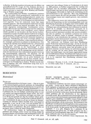 Eerste pagina van het artikel zoals het is gepubliceerd in het tijdschrift