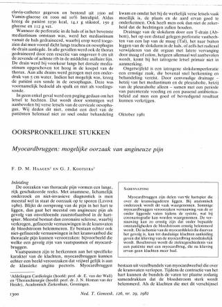Eerste pagina van het artikel zoals het is gepubliceerd in het tijdschrift