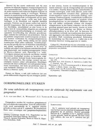 Eerste pagina van het artikel zoals het is gepubliceerd in het tijdschrift