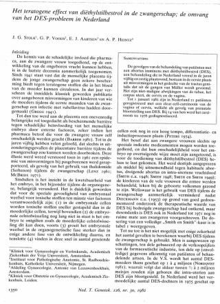 Eerste pagina van het artikel zoals het is gepubliceerd in het tijdschrift